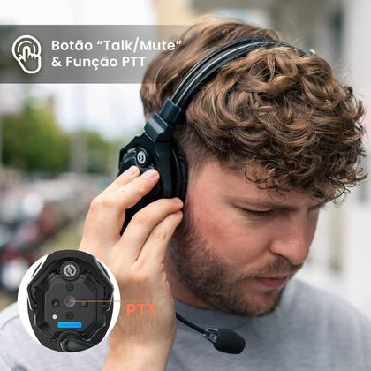 Imagem de Sistema De Intercomunicação Hollyland Solidcom C1 Pro-4s Sem Fio Full Duplex - 4 Fones (1,9 Ghz)