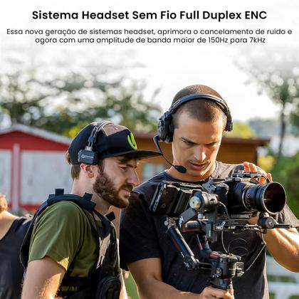 Imagem de Sistema De Intercomunicação Hollyland Solidcom C1 Pro-4s Sem Fio Full Duplex - 4 Fones (1,9 Ghz)