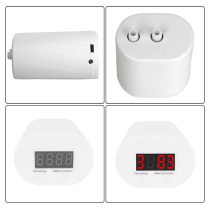 Imagem de Sistema de Irrigação por Gotejamento Automático com Bomba Dupla e Temporizador Inteligente