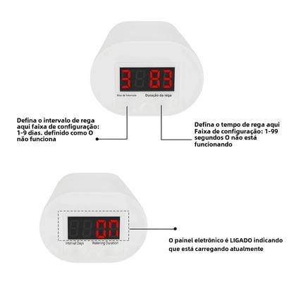 Imagem de Sistema de Irrigação por Gotejamento Automático com Bomba Dupla e Temporizador Inteligente