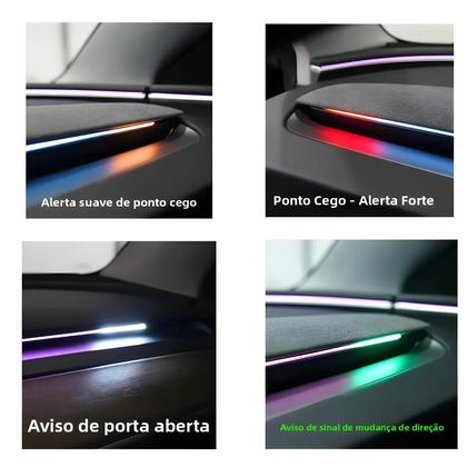 Imagem de Sistema De Monitoramento De Ponto Cego Com Luz Ambiente Para Ventilação Inteligente Para Tesla Model