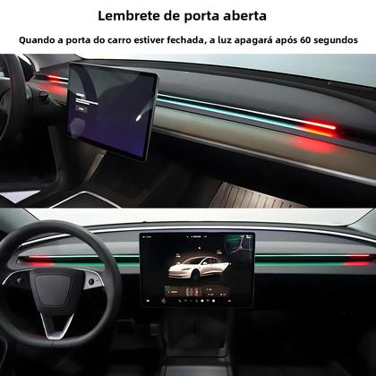 Imagem de Sistema De Monitoramento De Ponto Cego Com Luz Ambiente Para Ventilação Inteligente Para Tesla Model