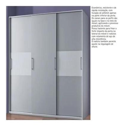 Imagem de Sistema De Portas De Correr Sl 54 Hettich 2 Portas