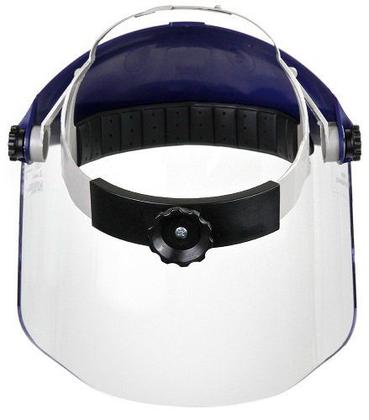 Imagem de Sistema de segurança 3M H8A Ratchet Headgear com proteção facial WP96