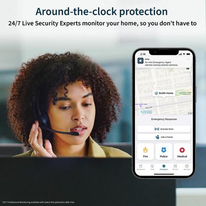 Imagem de Sistema de segurança doméstica Arlo Alarm SS1501 com 5 sensores 8 em 1