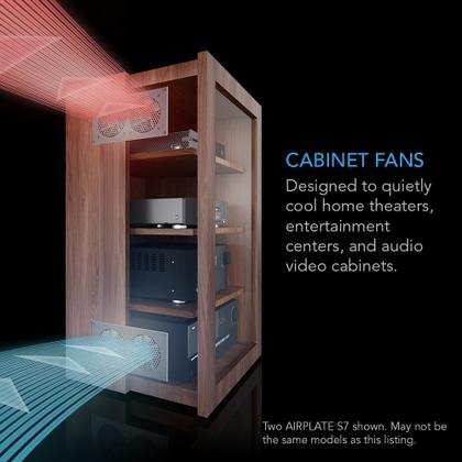 Imagem de Sistema de ventilador de resfriamento AC Infinity AIRPLATE S2 para armários