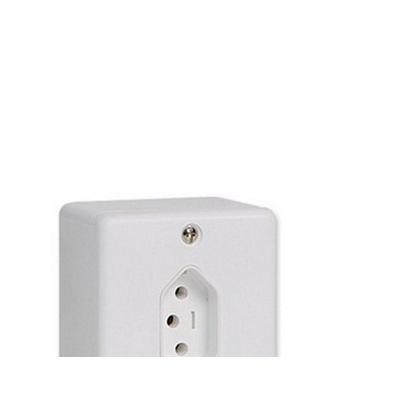Imagem de Sistema Ilumi 1 Tomada 2 Polos+Terra 20A. Com Placa + Caixa Branco - 63141