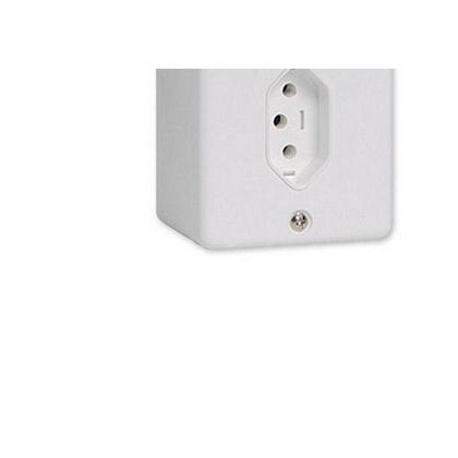 Imagem de Sistema Ilumi 1 Tomada 2 Polos+Terra 20A. Com Placa + Caixa Branco - 63141