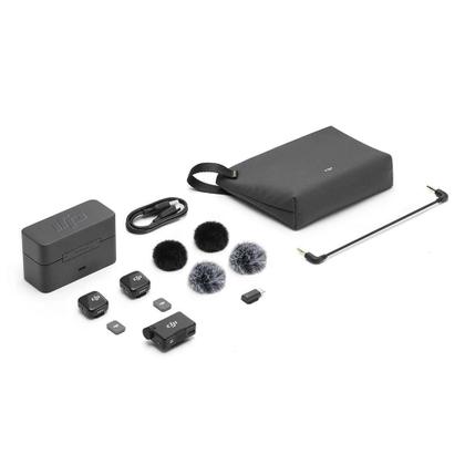 Imagem de Sistema Microfone DJI Mic Mini Wireless Câmera e Smartphone