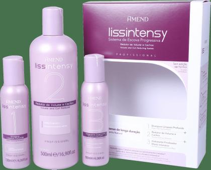 Imagem de Sistema Redutor De Volume E Cachos Liss Intensy Amend - Kit