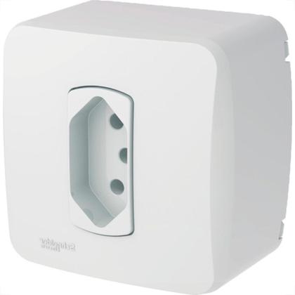 Imagem de Sistema Schneider Dexson-Miluz Conjunto Branco 1 Tomada 2P+T. 20A. - S3B66350