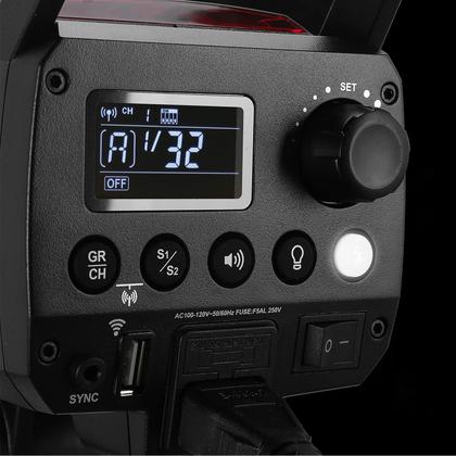 Imagem de Sistema X sem fio Studio Flash Strobe Godox MS300-V 300W 2.4G