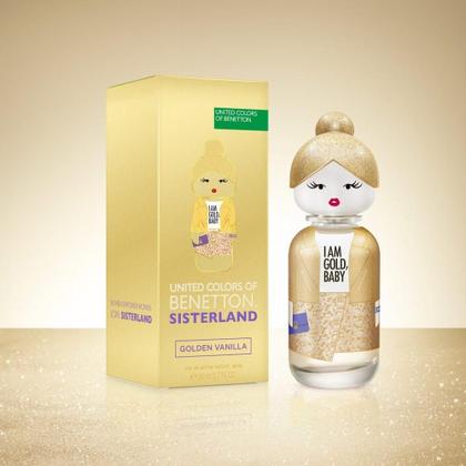 Imagem de Sisterland Golden Vanilla Benetton EDP Feminino 80ml