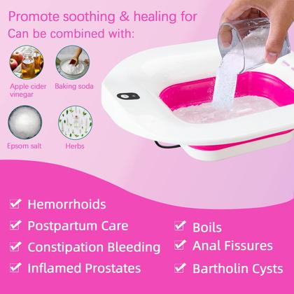 Imagem de Sitz Bath IRWPITW Electric para tratamento pós-parto de hemorróidas