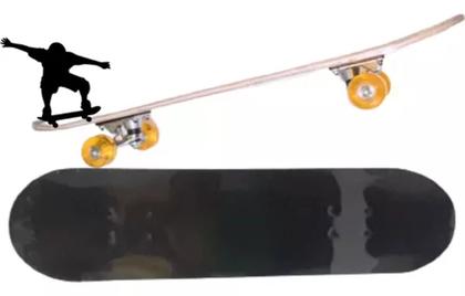 Imagem de Skate Com Shape De Madeira Lixa+truck De Nylon E Roda De Pvc