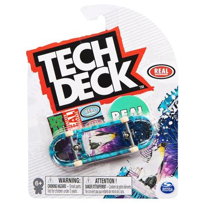 Imagem de Skate de Dedo C/ 96mm Tech Deck Real Skateboards Sunny