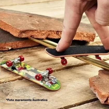 Imagem de Skate de Dedo C/ Acessórios Fingerboard Troca Truck Rodinhas - Art Brink