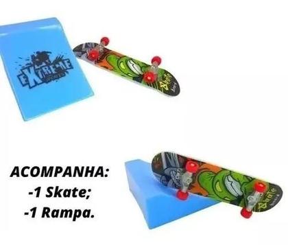 Imagem de Skate De Dedo Mais Rampa Radical brinquedo