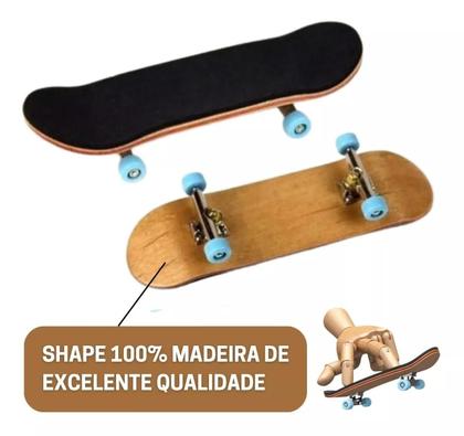 Imagem de Skate De Dedo Profissional Fingerboard de madeira