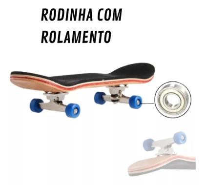 Imagem de Skate de Dedo profissional Madeira FingerBoad