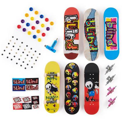 Imagem de Skate de dedo shop bonus c/6 tech deck sunny