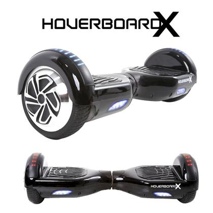 Imagem de Skate Elétrico 6,5 Preto HoverboardX Bluetooth e Bolsa