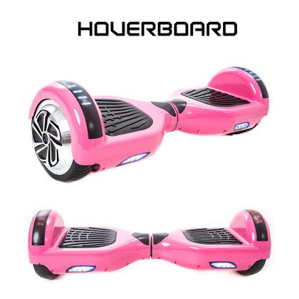 Imagem de Skate Elétrico 6,5 Rosa Hoverboard com Bluetooth e Bolsa