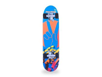 Skate Infantil 24 Polegadas Com Kit De Proteção Capacete - IMPORTWAY Imagem de Skate Infantil 24 Polegadas Com Kit De Proteção Capacete - IMPORTWAY