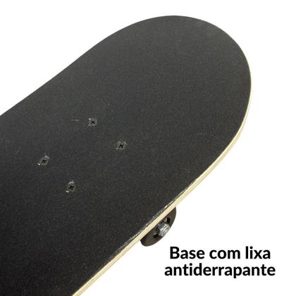 Imagem de Skate Infantil 31 Polegadas C/ Kit Proteção Shape Madeira - Importway