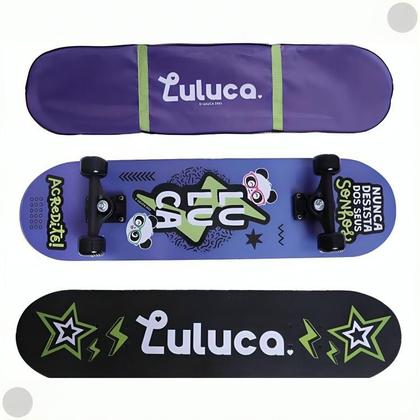 Imagem de Skate Infantil Luluca Com Acessórios Azul  F01358 - Fun