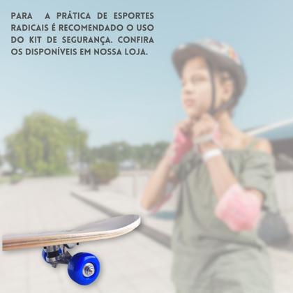 Skate Infantil Montado Com Lixa 7 Lâminas Brinquedo Radical - Cks Imagem de Skate Infantil Montado Com Lixa 7 Lâminas Brinquedo Radical