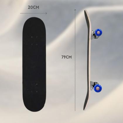 Imagem de Skate Infantil Montado Com Lixa 7 Lâminas Brinquedo Radical