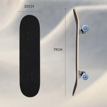 Imagem de Skate Infantil Montado Com Lixa 7 Lâminas Brinquedo Radical