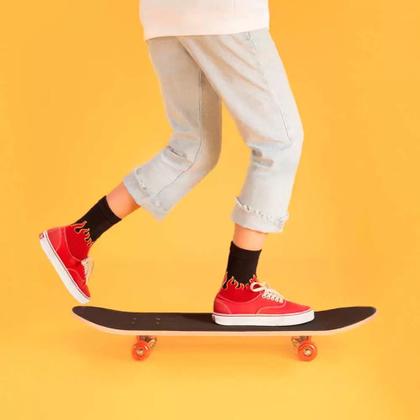 Imagem de Skate Iniciante Flor 79x20cm  Até 100kg Mor
