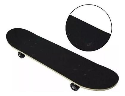 Skate Madeira Infantil Completo Radical Com Lixa 60cm - Well Kids Imagem de Skate Madeira Infantil Completo Radical Com Lixa 60cm