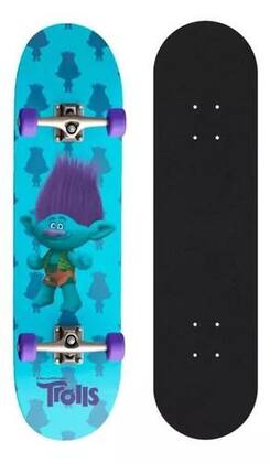 Imagem de Skate Skateboard Trolls Happy Branch Infantil Iniciante