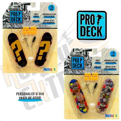 Imagem de Skates De Dedo Mini Fingerboard c/ Acessórios Prodeck BR1804