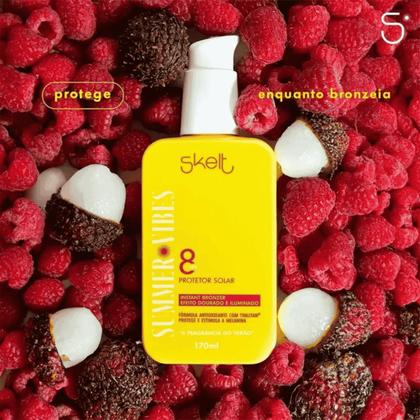 Imagem de Skelt Summer Vibes Instant Bronzer FPS8 - Protetor Solar Bronzeador 170ml