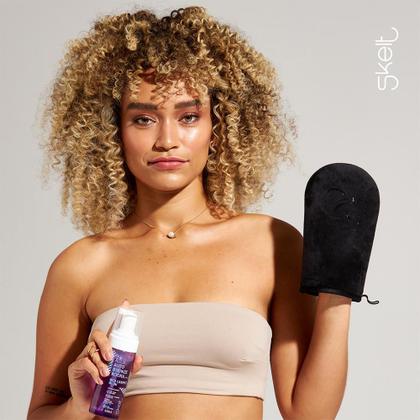 Imagem de Skelt Tanning Mitt Luva para Autobronzeador Preta