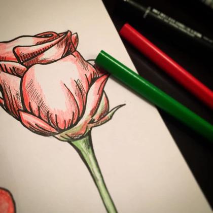 Imagem de Sketchbook A5 Preto Hahnemuhle