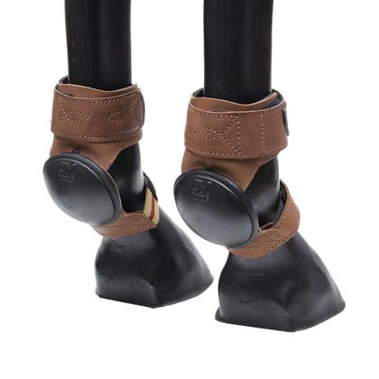 Imagem de Skid Boot Para Cavalos Em Couro Marrom 33191