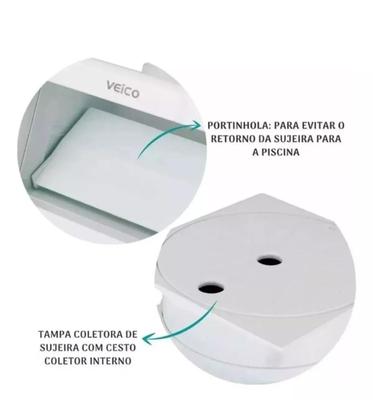 Imagem de Skimmer para piscina boca larga longo 5,0m/h veico