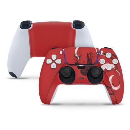 Imagem de Skin Adesivo PS5 COM DISCO e 2 controles God of War b1