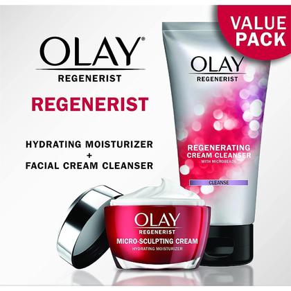 Imagem de Skin Care Duo Pack Olay Regenerist Face Wash 150 ml e creme 50 ml