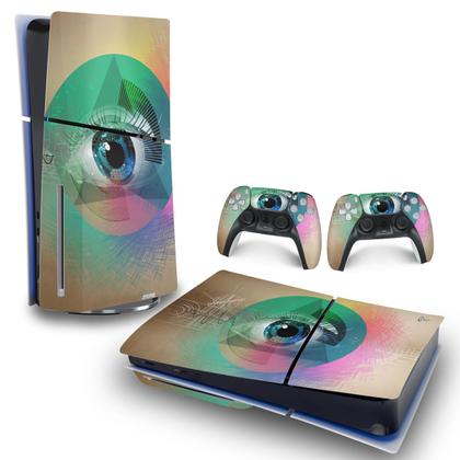 Imagem de Skin PS5 Slim Adesivo Horizontal - Abstrato 89