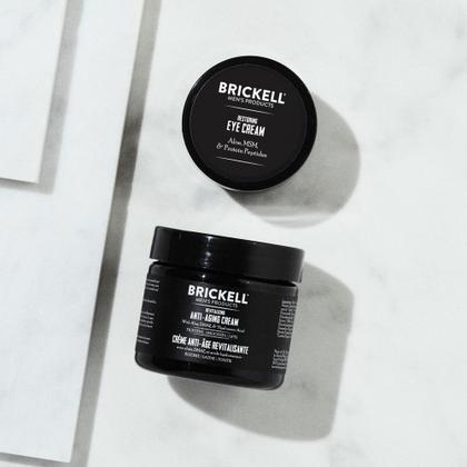 Imagem de Skincare Set Brickell Creme de noite e creme para olhos antienvelhecimento masculino
