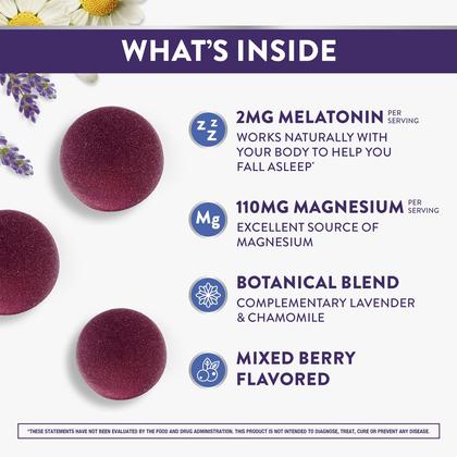 Imagem de Sleep Aid Vicks ZzzQuil Pure Zzzs+ Magnesium 60 Gomas