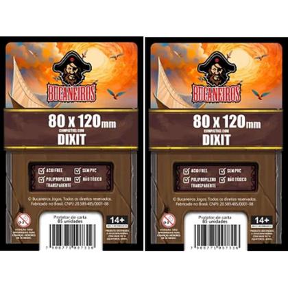 Imagem de Sleeve Customizado para Dixit 80x120mm Bucaneiros 255 Unidades