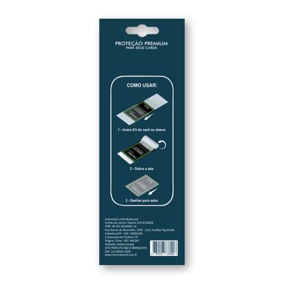 Imagem de Sleeve Perfect Fit Sealable Clear - Nacional Cards