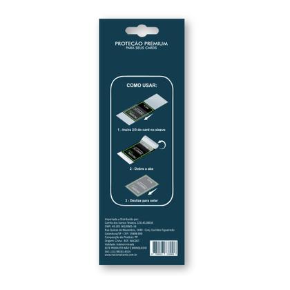 Imagem de Sleeve Perfect Fit Sealable Clear - Nacional Cards